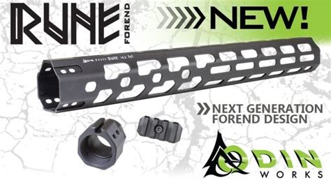 Rune decorated handguard from odin works